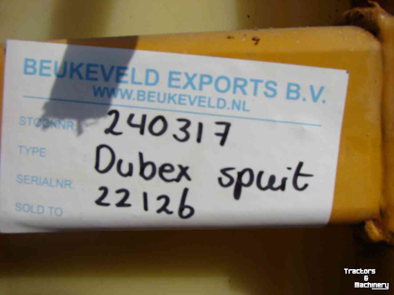 Pulvérisateur Dubex M2