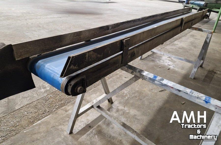 Convoyeur  4200X370 TRANSPORTBAND VLAKKE BAND FLAT BELT CONVEYOR BELT FLACHBAND FÖRDERBAND