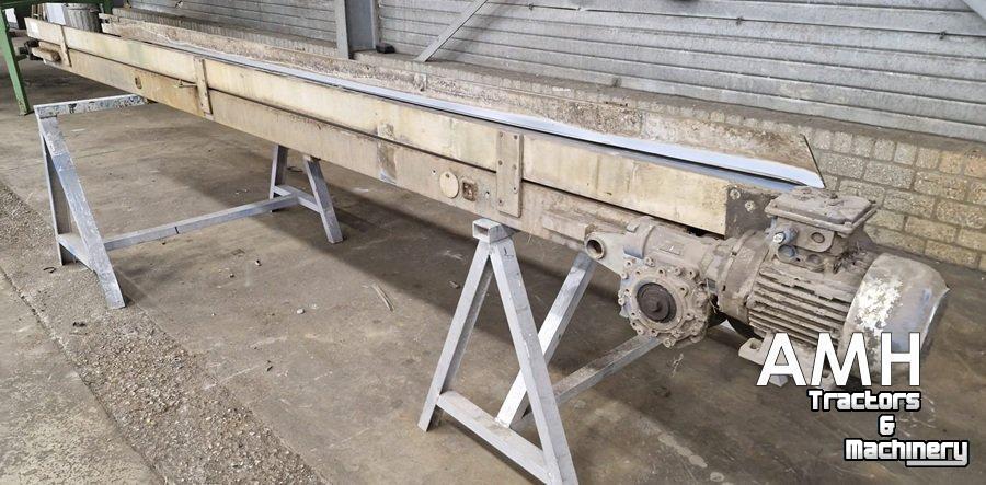 Convoyeur  4200X370 TRANSPORTBAND VLAKKE BAND FLAT BELT CONVEYOR BELT FLACHBAND FÖRDERBAND