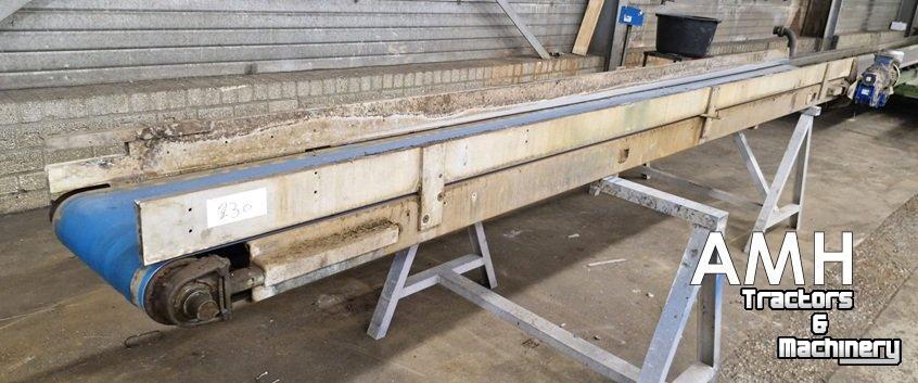 Convoyeur  4200X370 TRANSPORTBAND VLAKKE BAND FLAT BELT CONVEYOR BELT FLACHBAND FÖRDERBAND