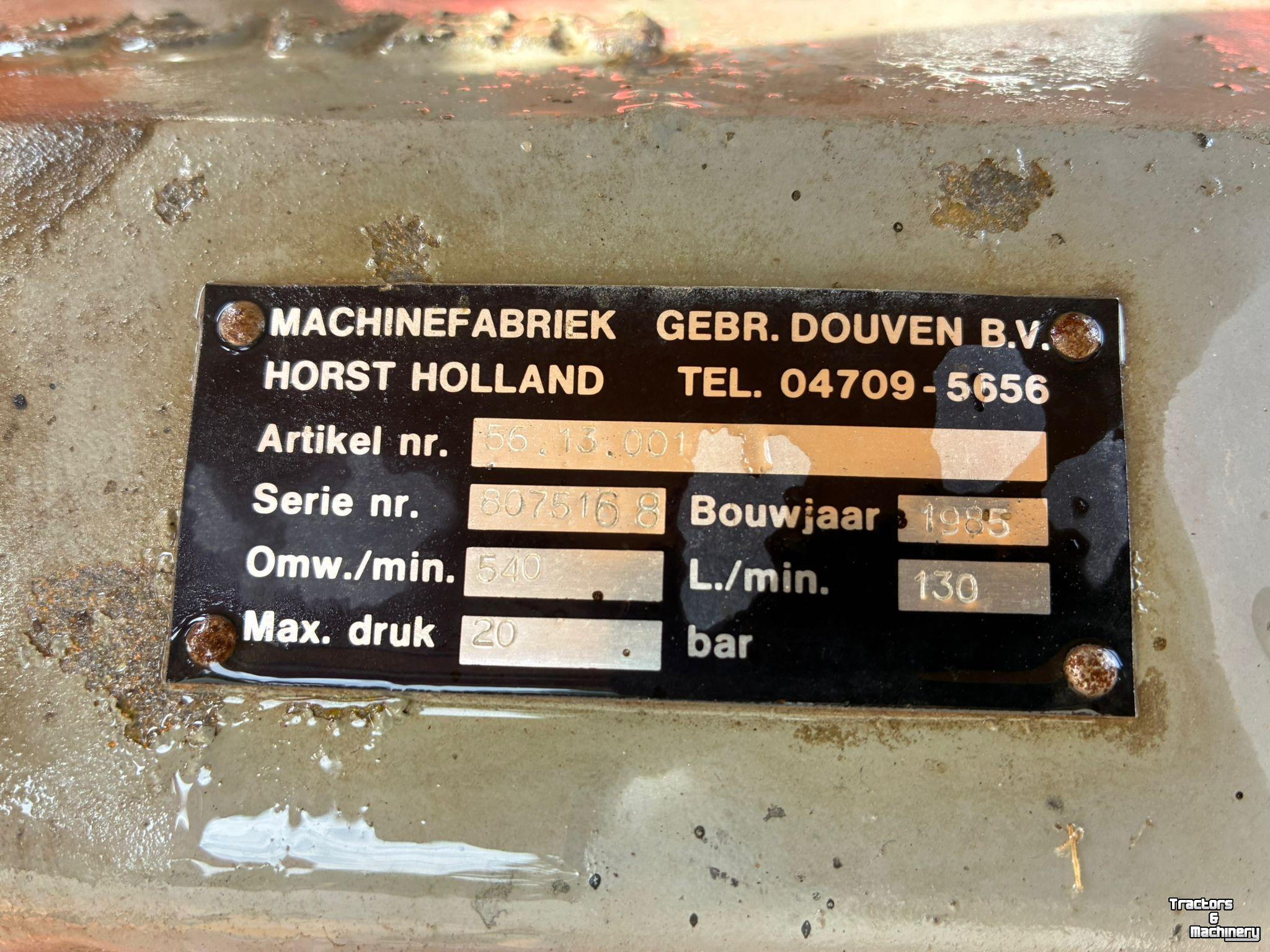 Pulvérisateur Douven Gedragen veldspuit