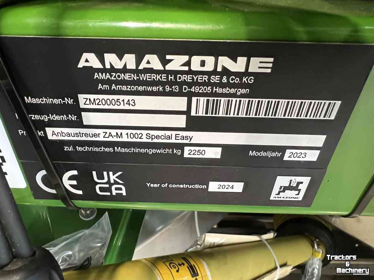 Distributeur d&#8216;engrais Amazone ZA-M 1002 Special Easy