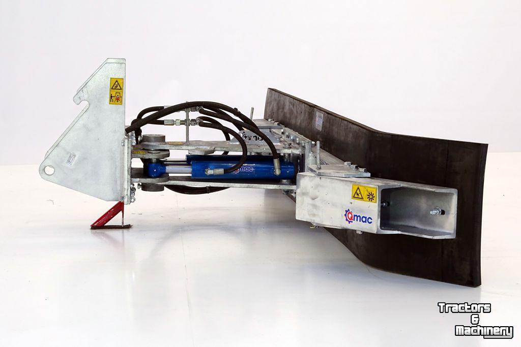 Rabot caoutchouc Qmac 210 HYDR SCHUIN + HOEK KRAMER 250-3