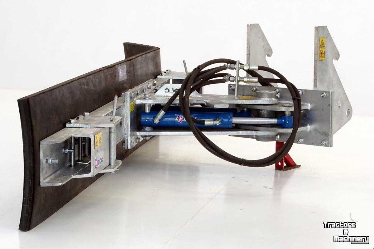 Rabot caoutchouc Qmac Modulo 210 cm rubberschuif modderschuif erfschuif aanbouw Kramer