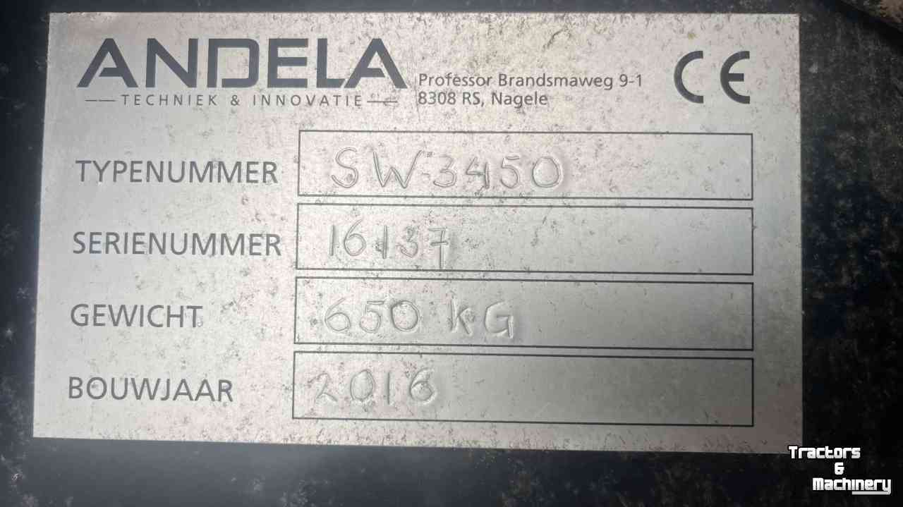 Autres matériel de fertilisation et accessoires  Andela wiedbed