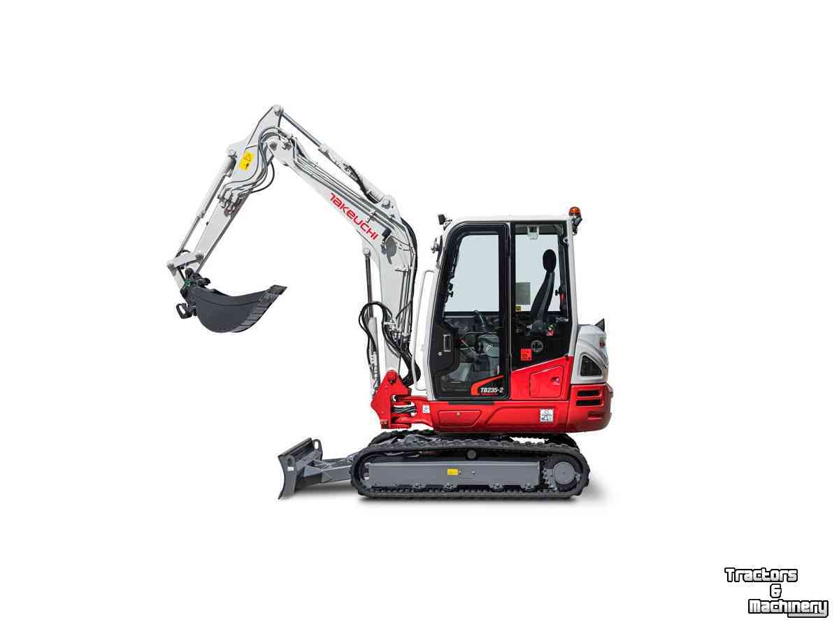 Mini pelleteuse Takeuchi TB235-2, minigraver, minikraan, BJ2026, Nieuw!