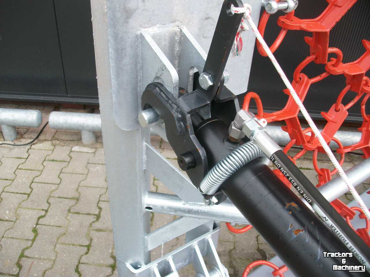 Aérateur de prairie Hofstede Weidesleep 8m weisleep weiland weide sleep verzinkt 4 rijen schakels 2M 3M 4M 5M 6M 8M