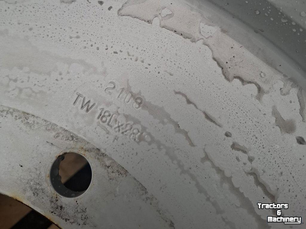 Roues, Pneus, Jantes, Barillets Jumelage Massey Ferguson VELGEN 28X18 INCH