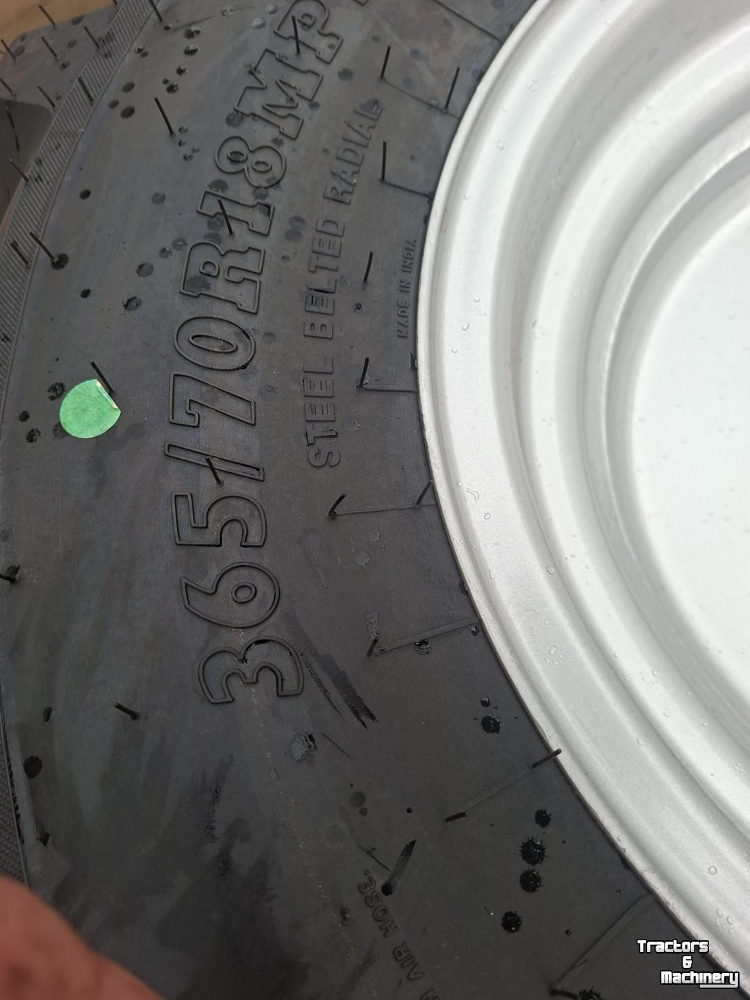 Roues, Pneus, Jantes, Barillets Jumelage BKT 365/70R18