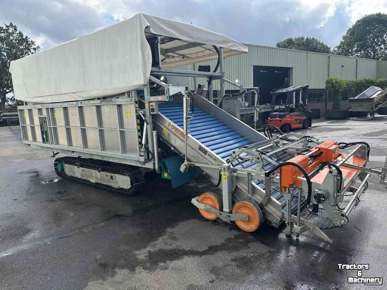 Récolteuse de salade Ortomec Herbex 9000 sla-oogstmachine