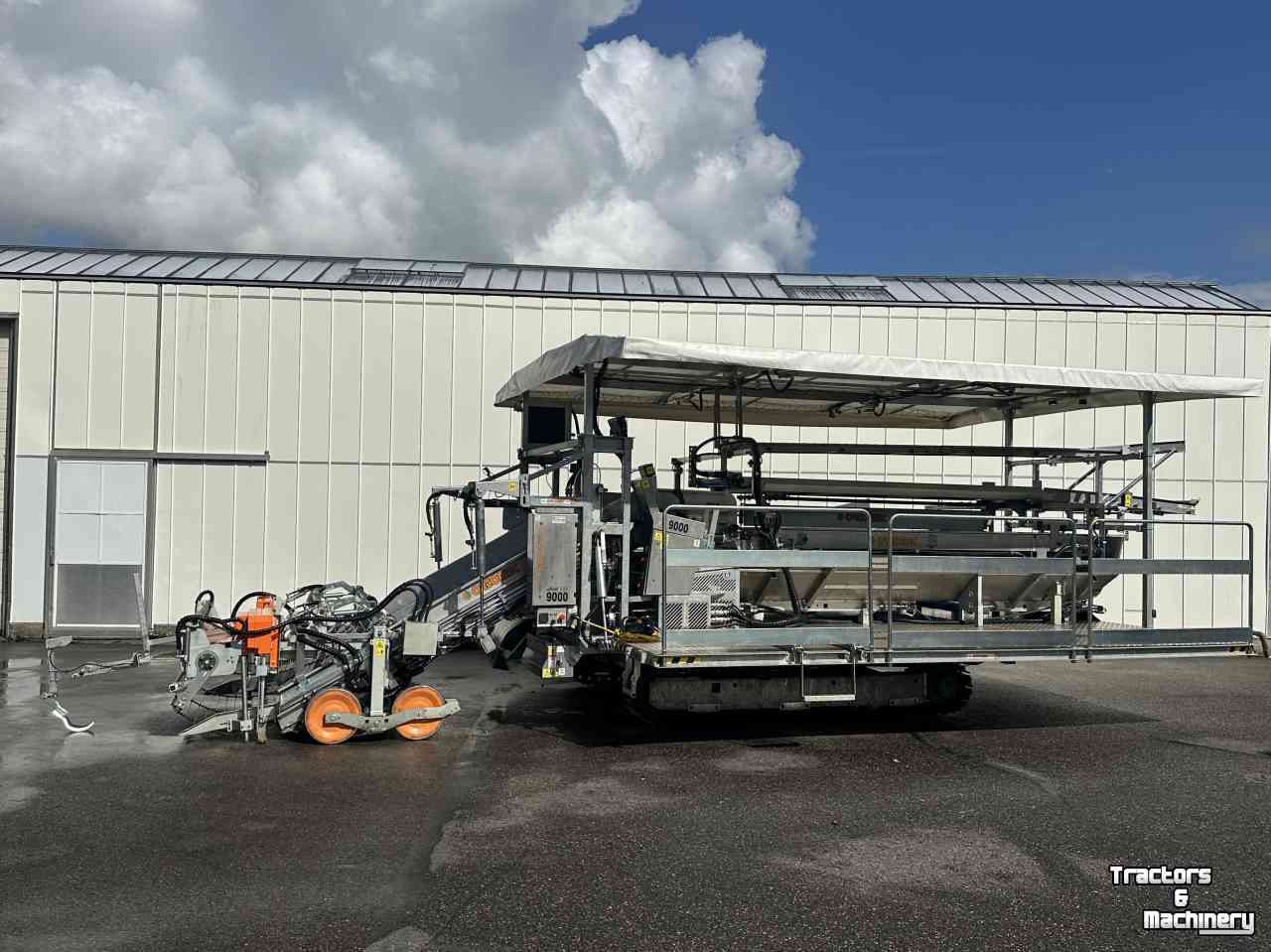 Récolteuse de salade Ortomec Herbex 9000 sla-oogstmachine