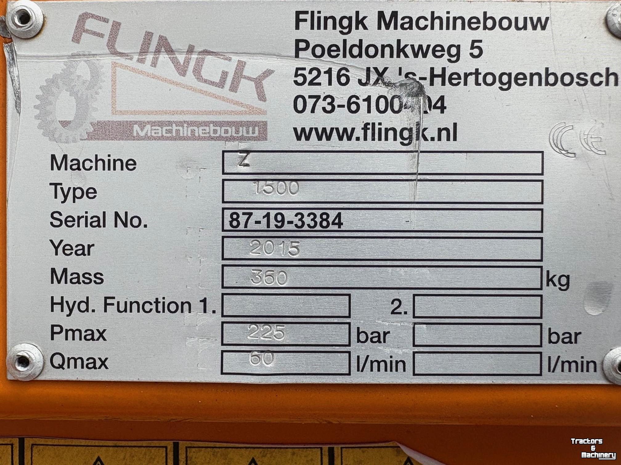 Distributeur de paille pour des logettes Flingk Z1500 instrooibak