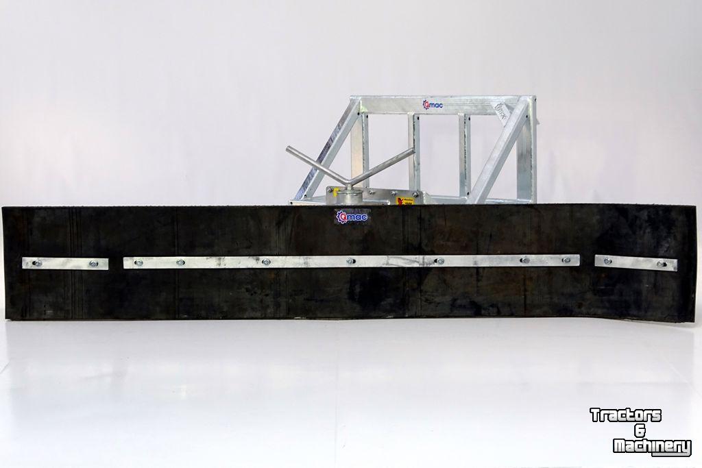 Rabot caoutchouc Qmac 210 MECH SCHUIN + HOEK FUCHS BORD