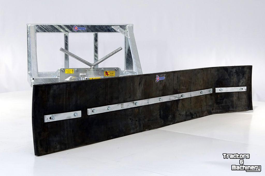 Rabot caoutchouc Qmac 210 MECH SCHUIN + HOEK FUCHS BORD