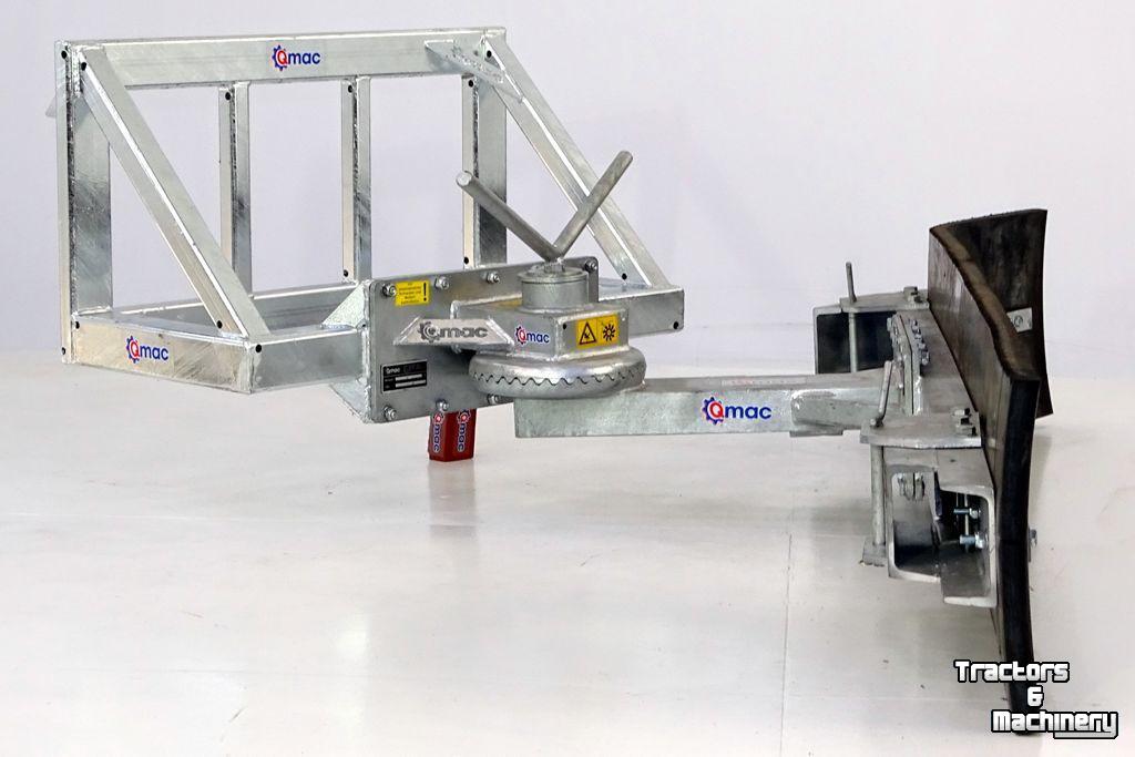 Rabot caoutchouc Qmac 210 MECH SCHUIN + HOEK FUCHS BORD