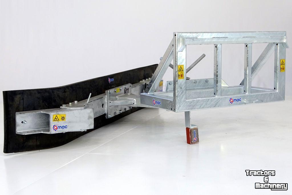 Rabot caoutchouc Qmac 210 MECH SCHUIN + HOEK FUCHS BORD