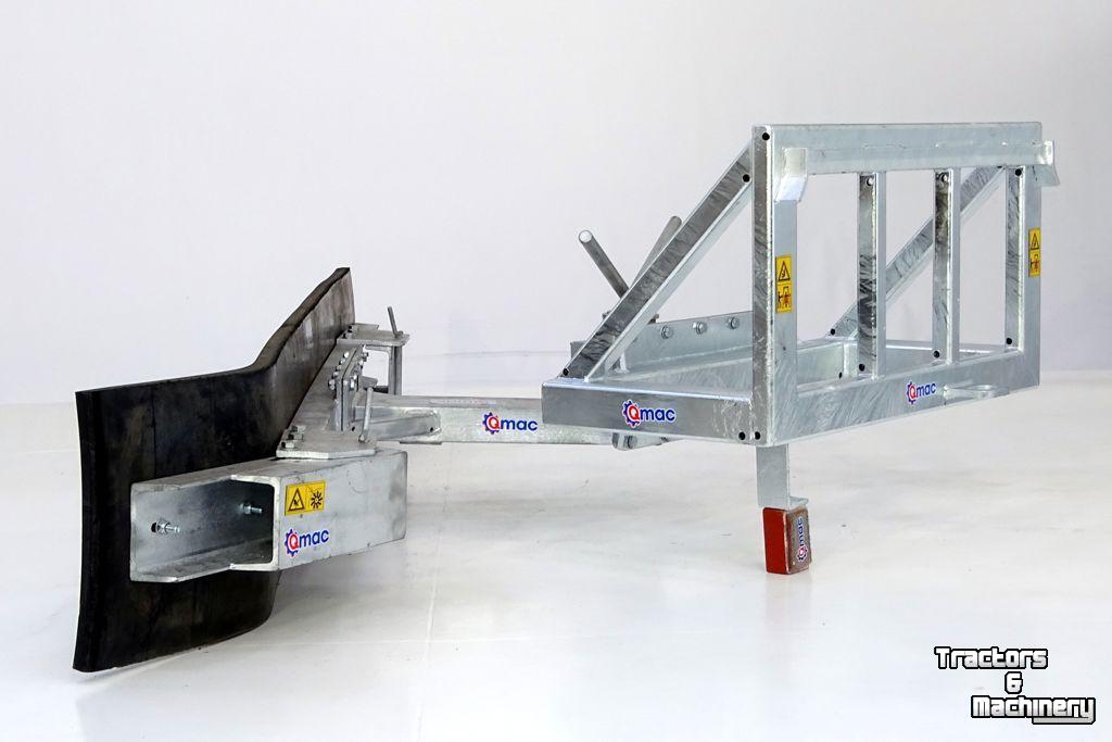 Rabot caoutchouc Qmac 210 MECH SCHUIN + HOEK FUCHS BORD