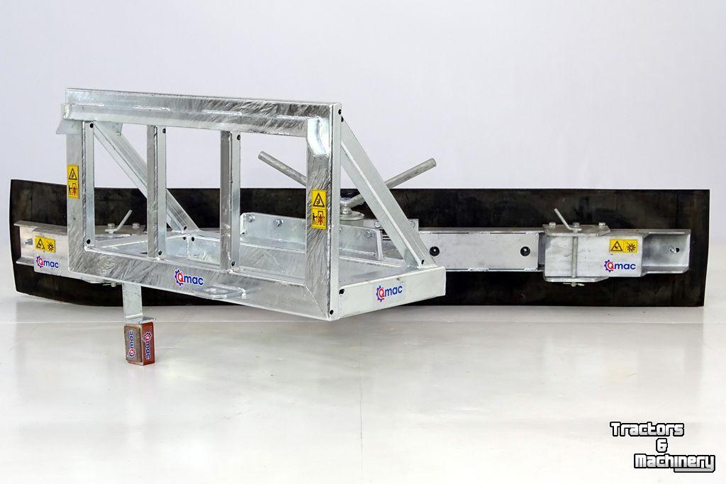 Rabot caoutchouc Qmac 210 MECH SCHUIN + HOEK FUCHS BORD
