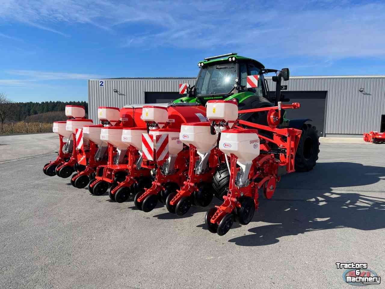Semoir monograine Gaspardo Maschio Mirka 8 Einzelkornsämaschinen