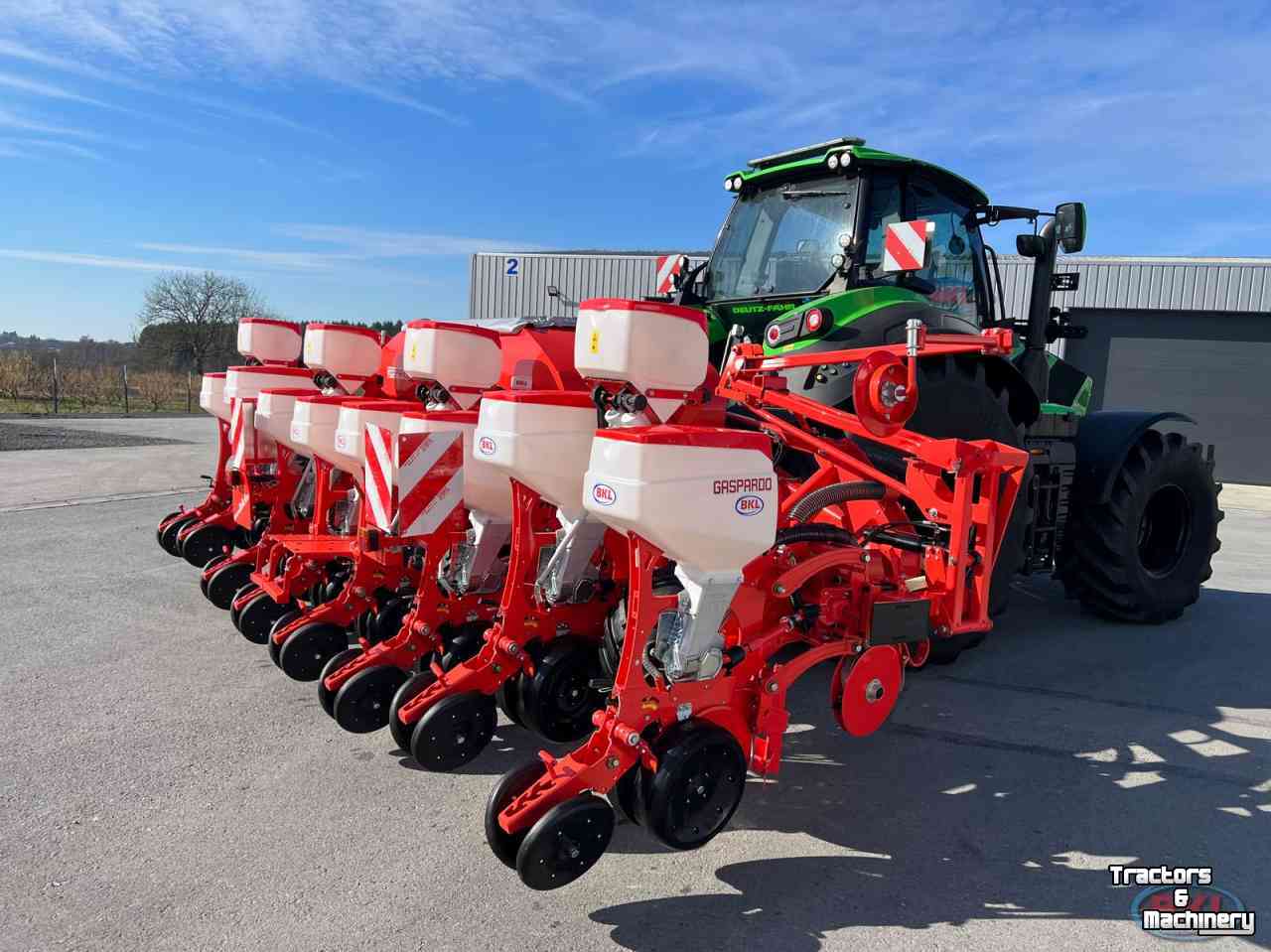 Semoir monograine Gaspardo Maschio Mirka 8 Einzelkornsämaschinen