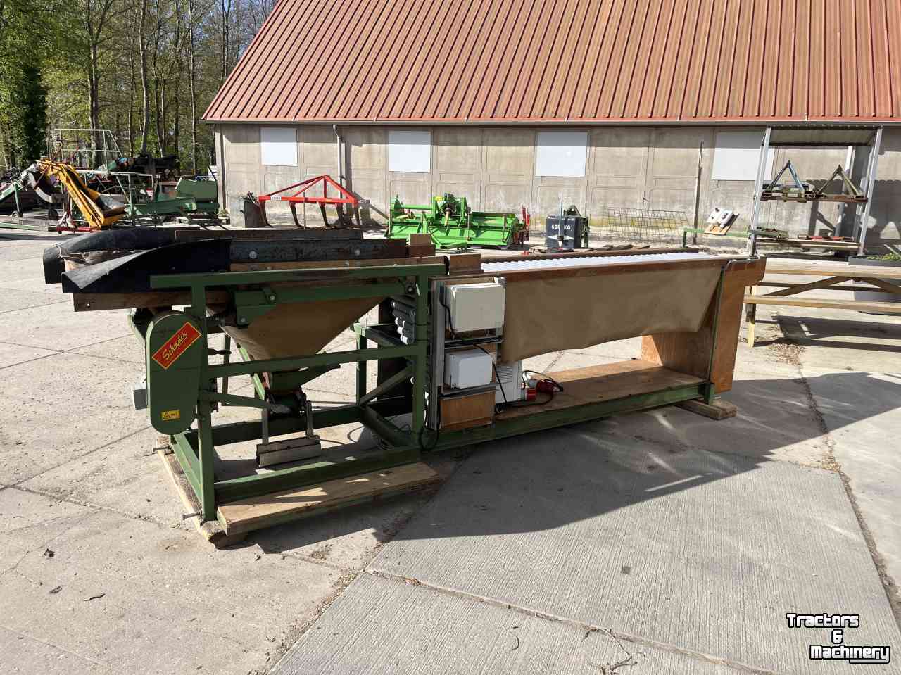 Table de visite Schouten RB 265-50 met trilzeef 100x50cm