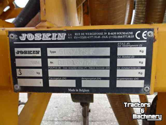 Injecteur de culture Joskin terraflex 5100/17SHK