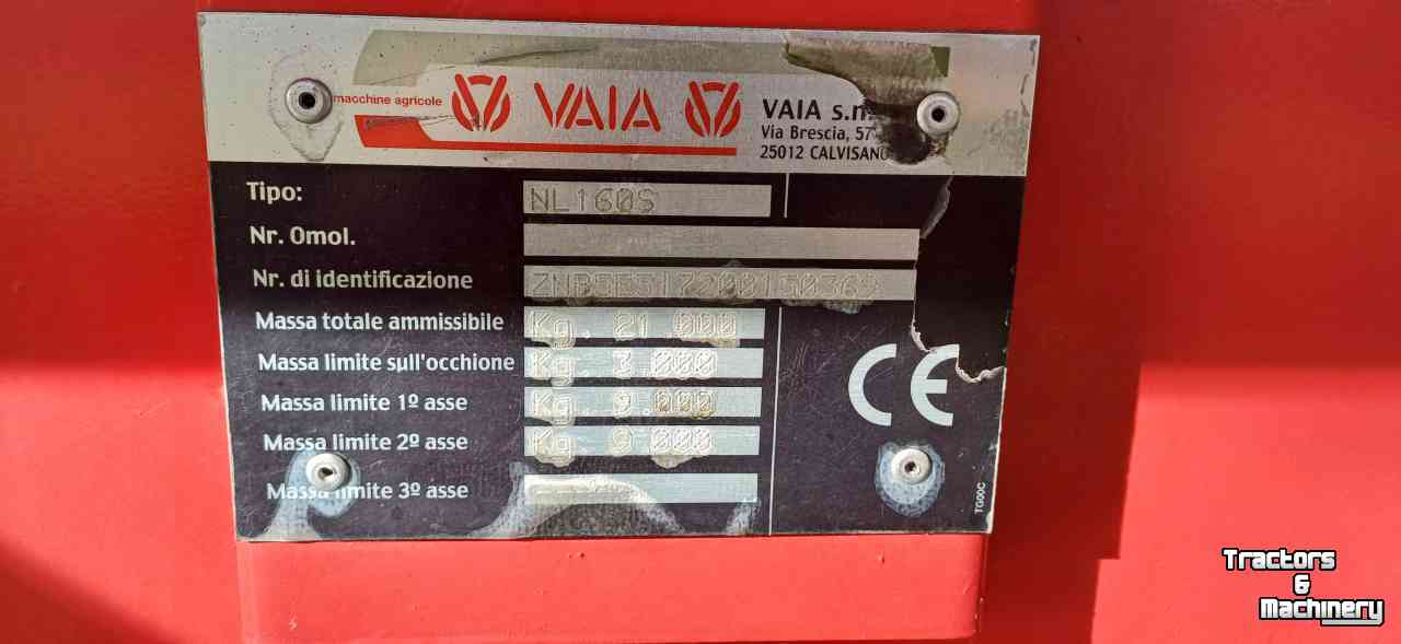 Benne agricole Vaia NL160S
