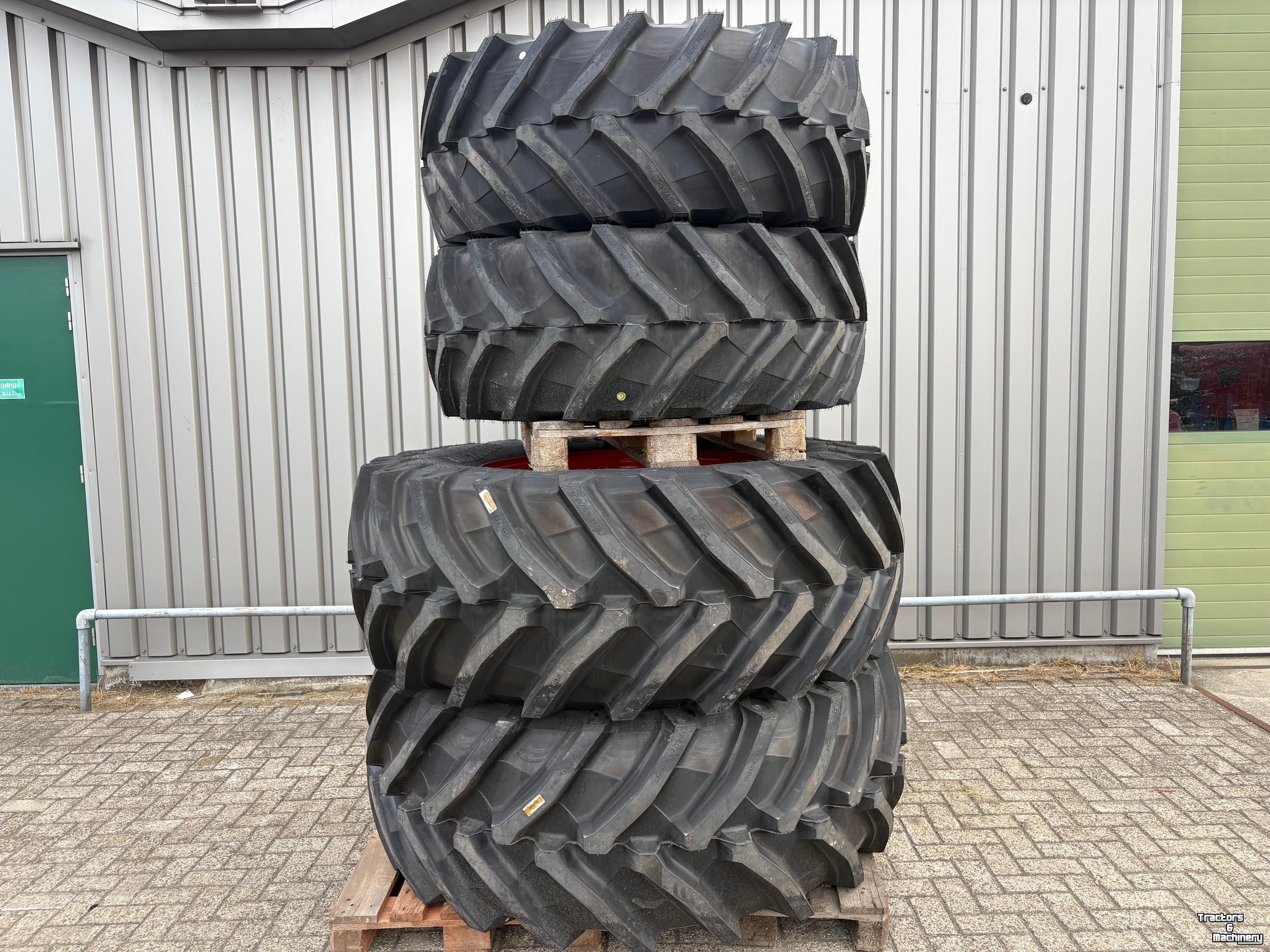 Roues, Pneus, Jantes, Barillets Jumelage Trelleborg Trelleborg 540/65R28 NEW 100% + Trelleborg 650/65R38 NEW 100%