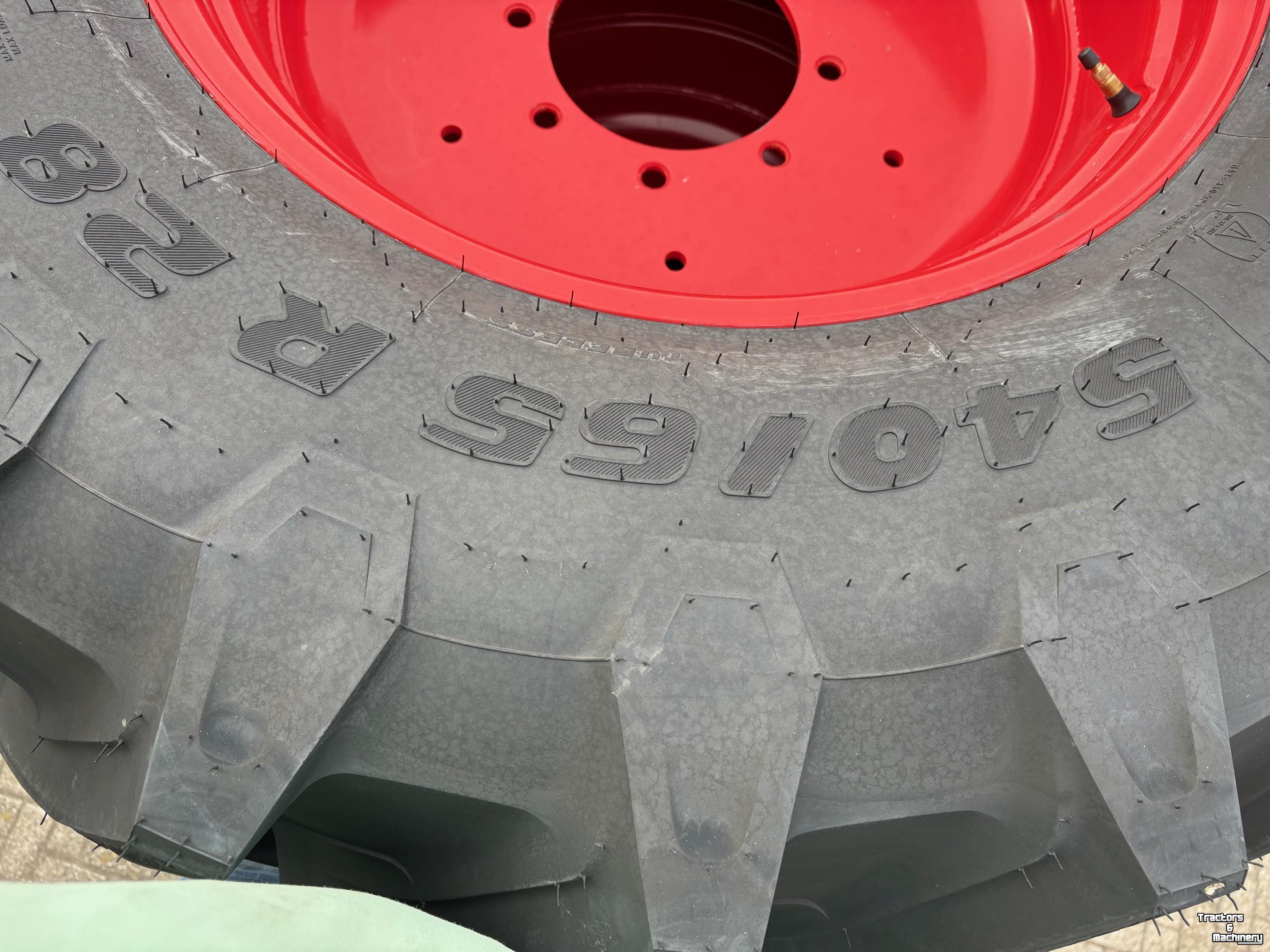 Roues, Pneus, Jantes, Barillets Jumelage Trelleborg 540/65R28 + 650/65R38