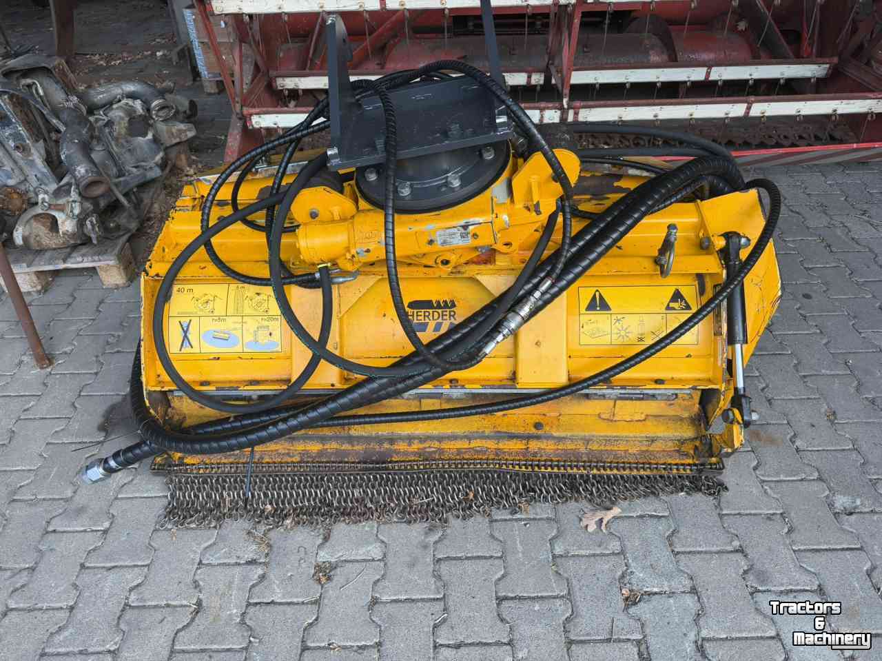 Rotobroyeur Herder KMUQ 130 vijzelbak klepelmaaier