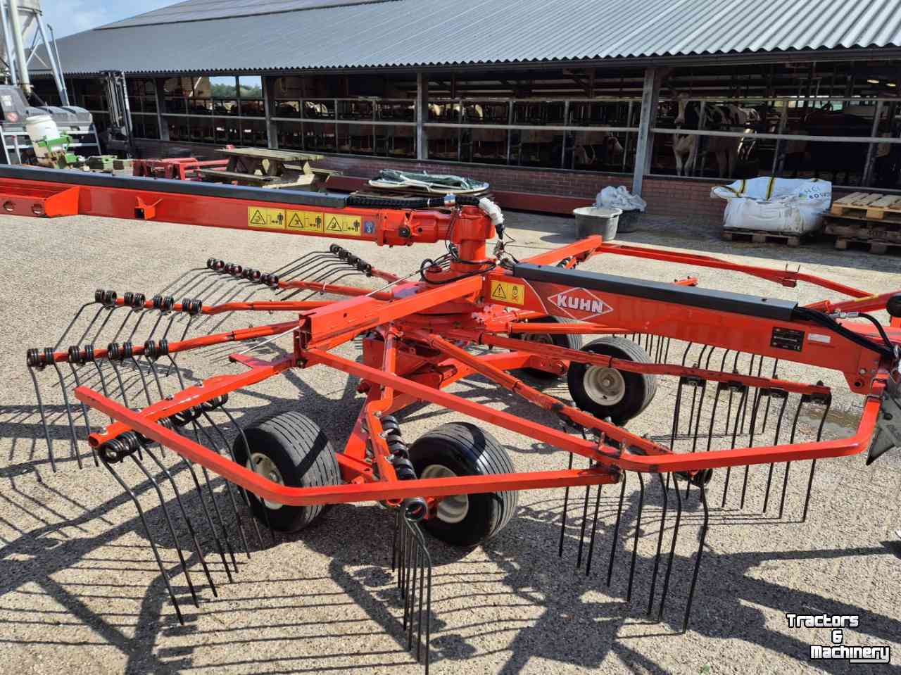 Andaineur Kuhn GA7922 treintje zijafleg hark