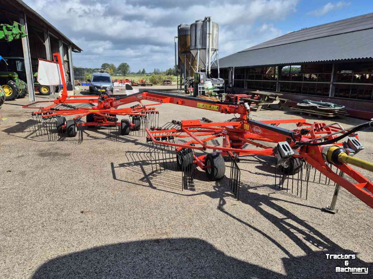 Andaineur Kuhn GA7922 treintje zijafleg hark