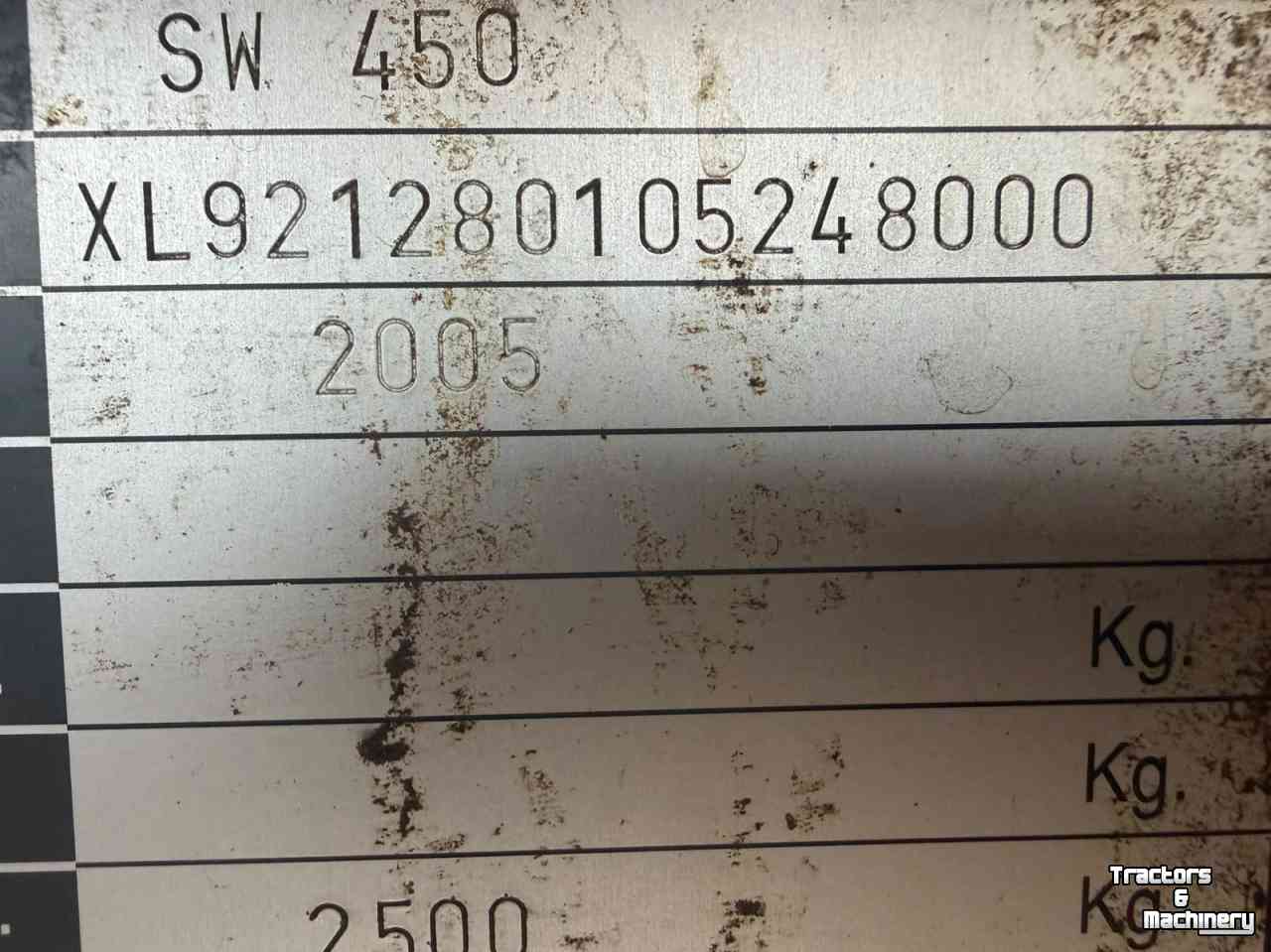 Benne d‘ensilage Veenhuis SW450