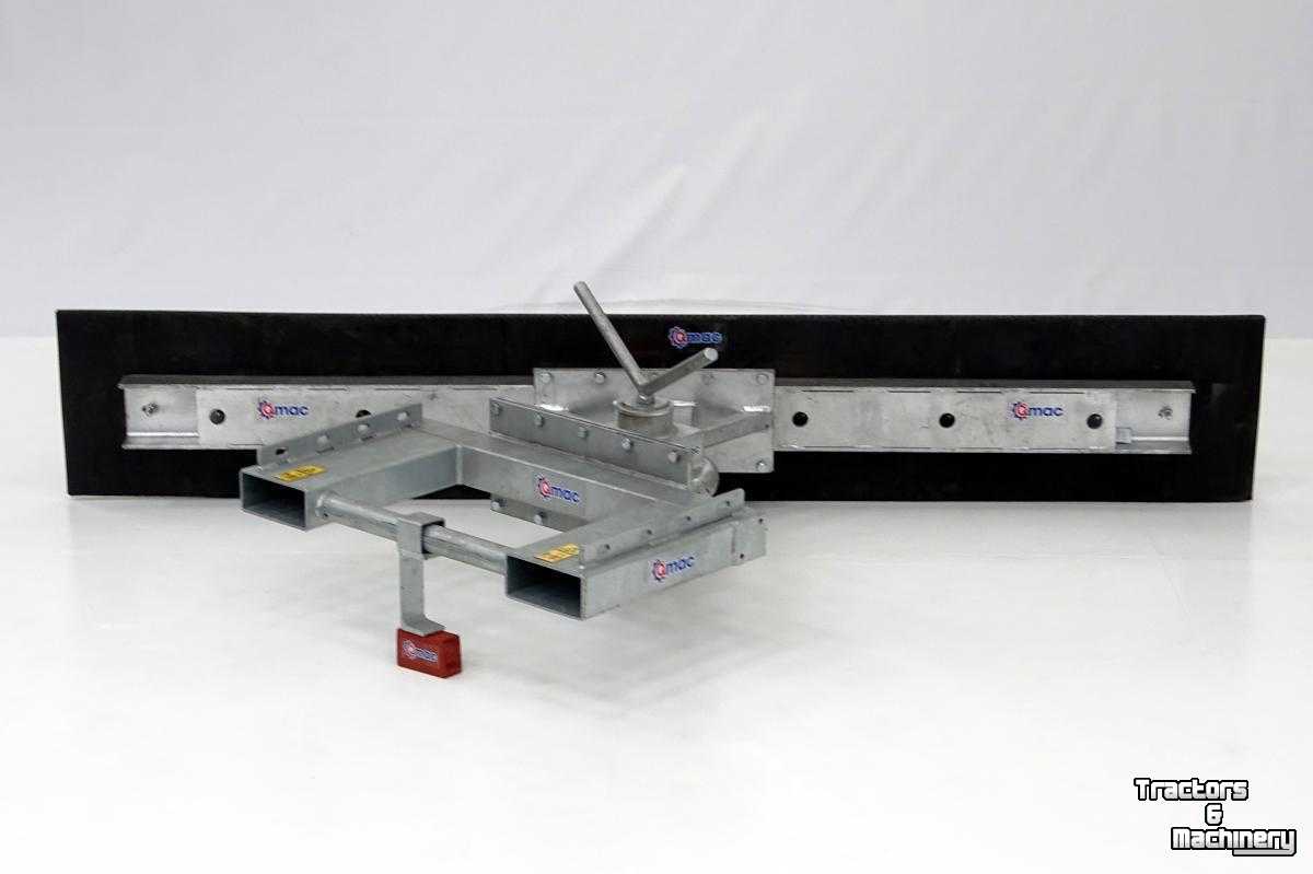 Autres matériel et accessoires de transport et industriels Qmac Modulo Gummischieber 2100mm 210cm Anbau Palettengabel
