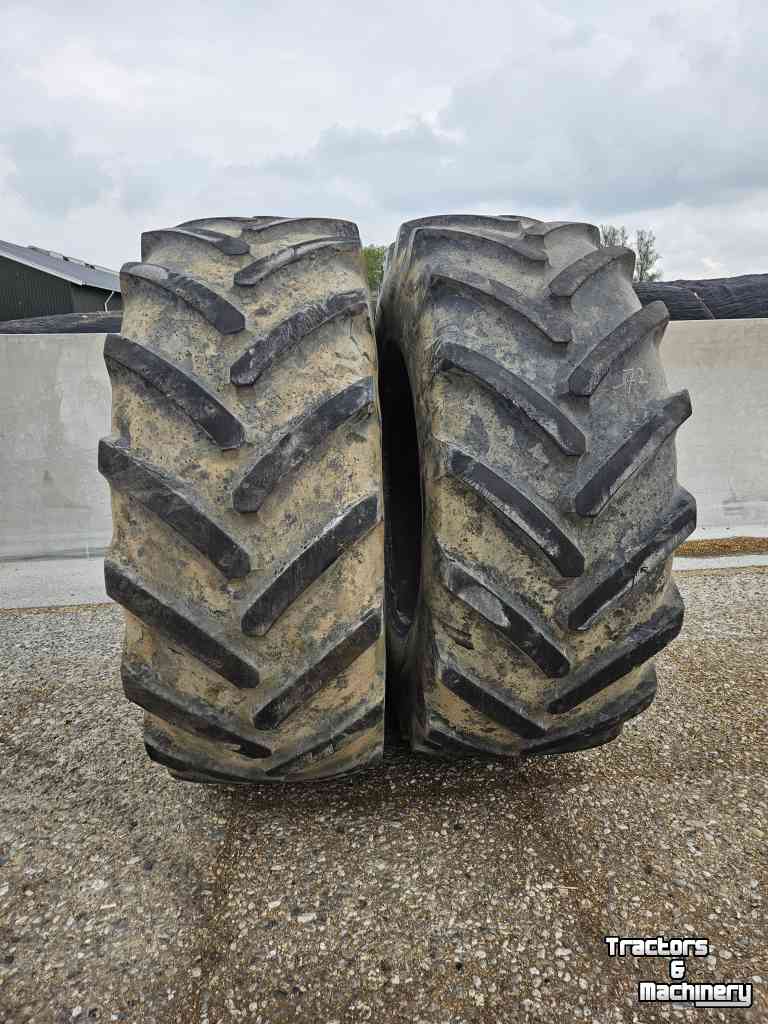 Roues, Pneus, Jantes, Barillets Jumelage Michelin 710/70R42 Machxbib