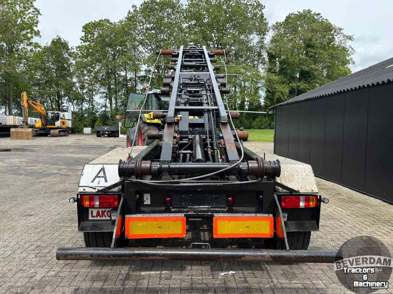 Système leve conteneur à bras  NCH Kabelsysteem oplegger met dolly