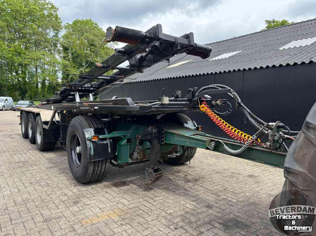 Système leve conteneur à bras  NCH Kabelsysteem oplegger met dolly