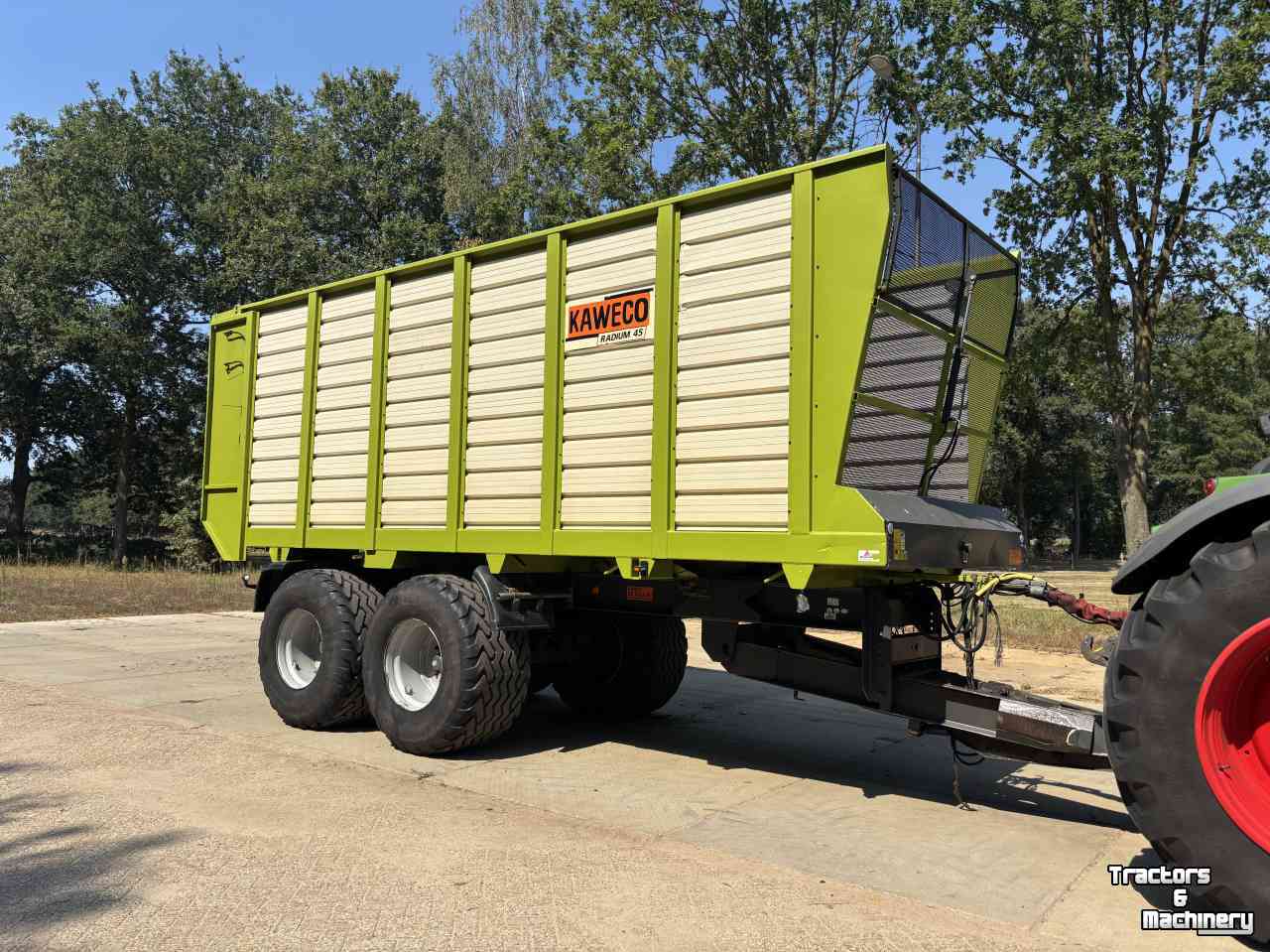 Benne d‘ensilage Kaweco Radium 45 silagewagen