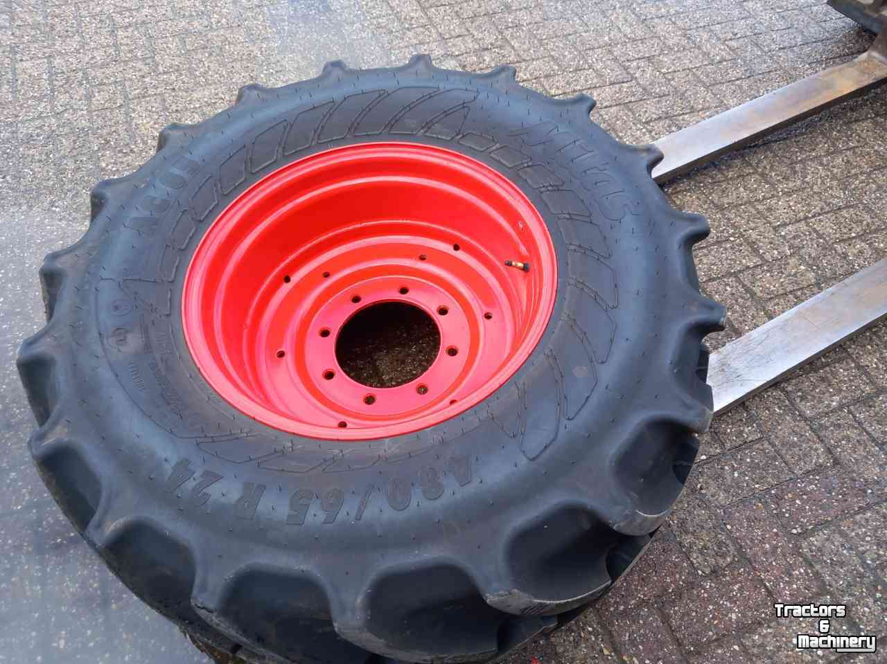 Roues, Pneus, Jantes, Barillets Jumelage Mitas wielenset 540/65/38 en 480/65/24 op fendt velgen