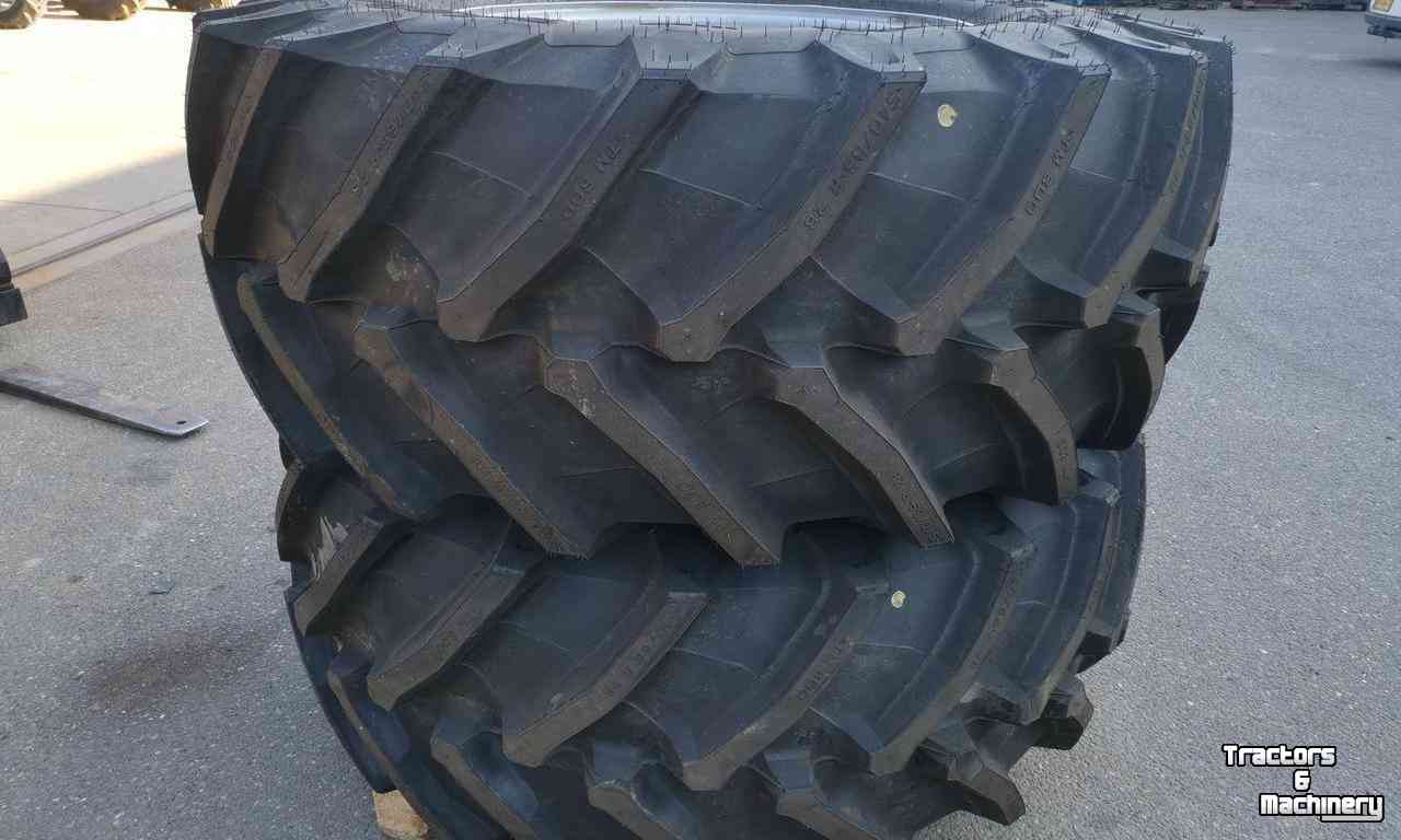 Roues, Pneus, Jantes, Barillets Jumelage Trelleborg 540/65R28 99%
