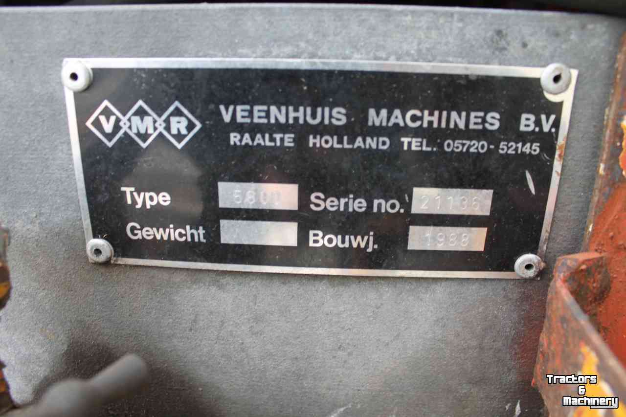 Tonneau de lisier Veenhuis 6000 liter tandemas mesttank giertank vacuumtank waterwagen