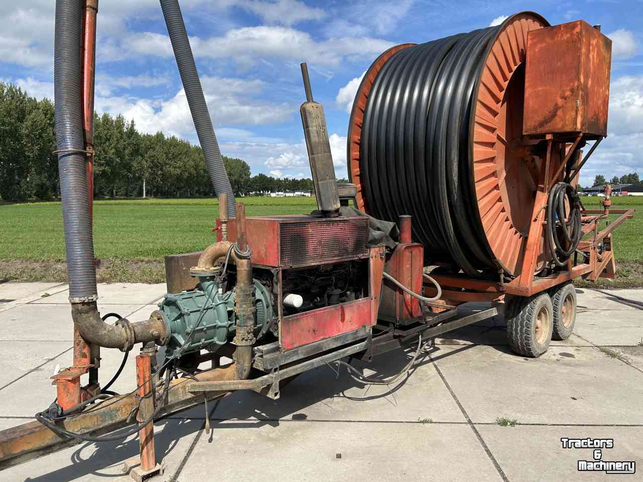 Enrouleur d‘irrigation Faber MPC 110-300 met Deutz moter