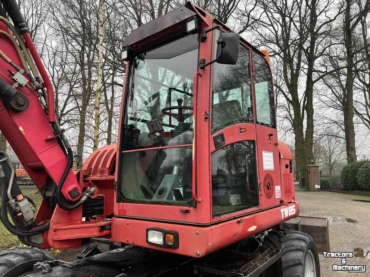 Pelles sur pneus Terex TW85 Mobiele kraan