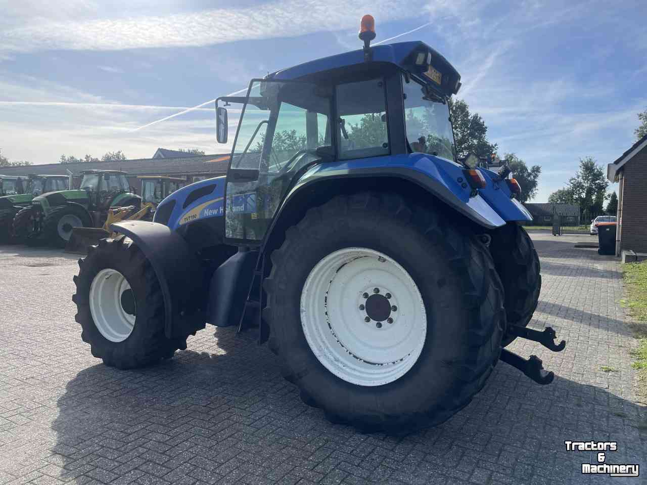 Tracteur New Holland TVT 190 Vario airco fronthef + frontpto