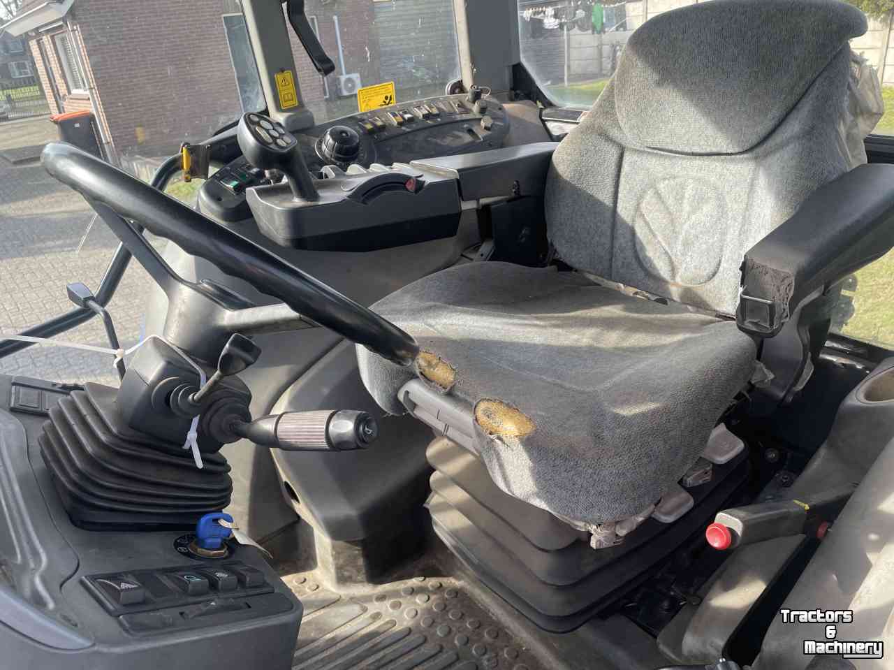 Tracteur New Holland TVT 190 Vario airco fronthef + frontpto