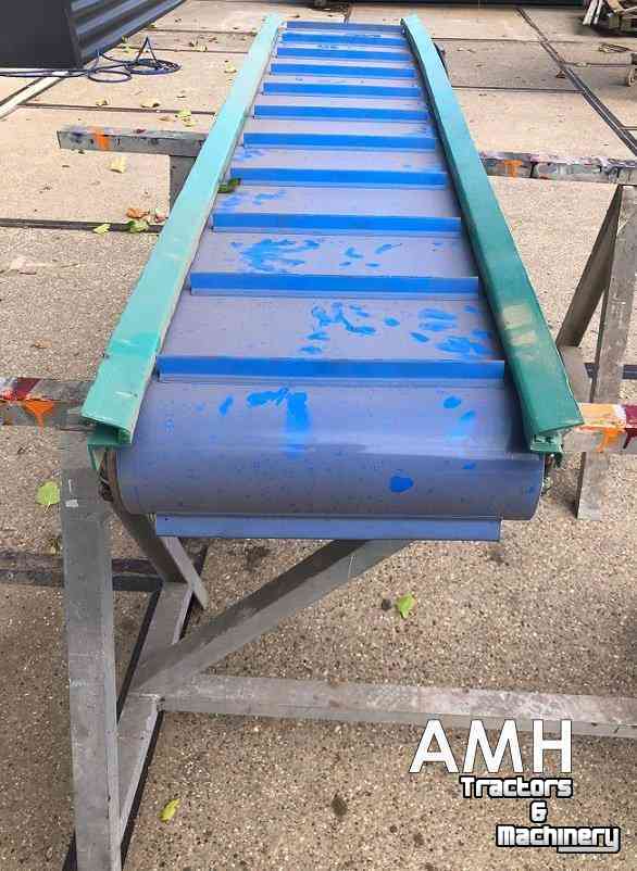 Convoyeur  1770X350 MM TRANSPORTBAND VLAKKE BAND, FLACHBAND, OPVOERBAND, STEIGBAND