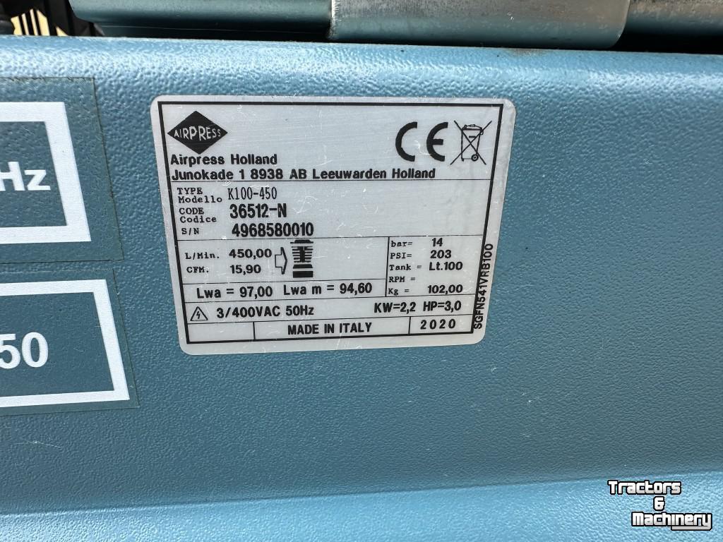 Pièces d‘occasion diverse Airpress K100-450 Compressor