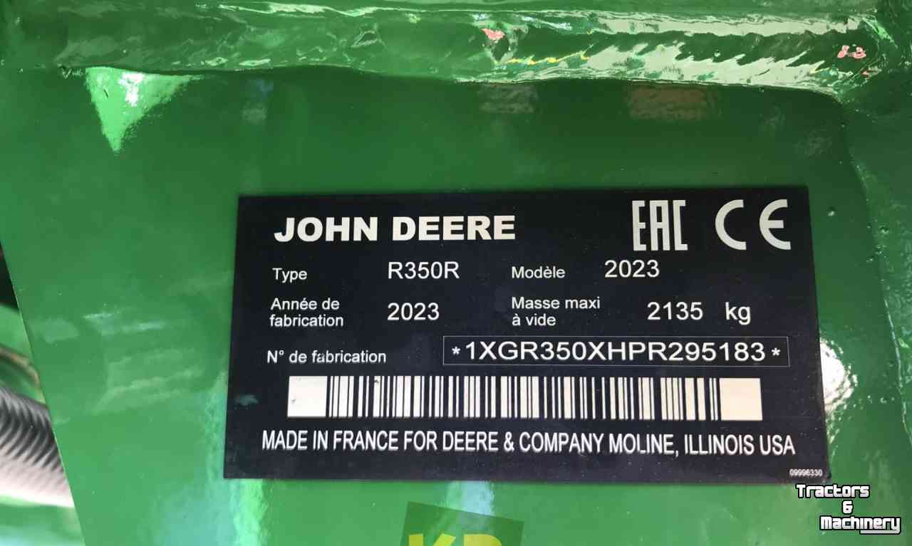 Faucheuse John Deere R350R