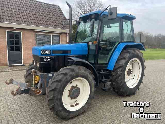 Tracteurs New Holland Ford 6640 SLE 16/16-speed, Zuidberg fronthef + frontpto
