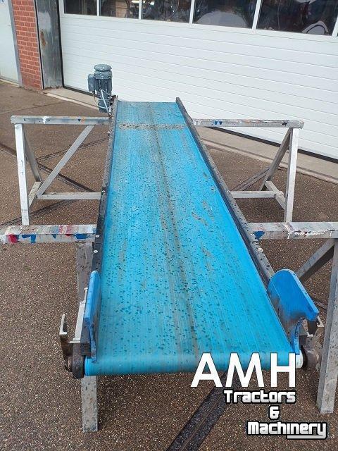 Convoyeur  Vlakke band 2400x500 TRANSPORTBAND VLAKKE BAND FLAT BELT CONVEYOR BELT FLACHBAND FÖRDERBAND
